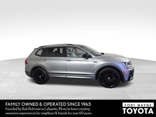 Silver Metallic 2021 Volkswagen Tiguan 2.0T SE R-Line Black 4MOTION
