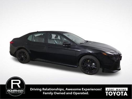 Midnight Black Metallic 2025 Toyota Camry SE