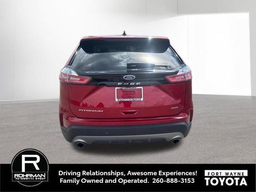 Red Metallic 2023 Ford Edge Titanium