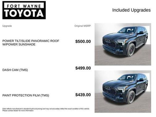 Midnight Black Metallic 2024 Toyota Sequoia TRD Pro