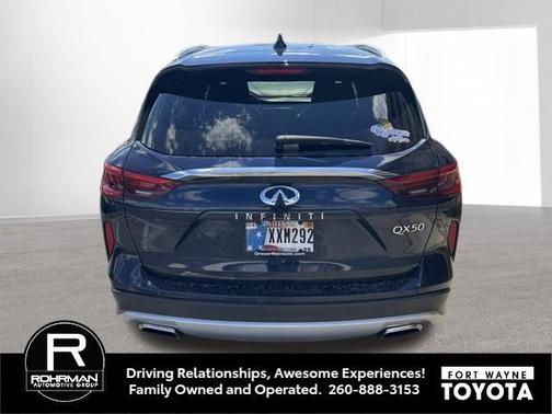 Hermosa Blue 2019 INFINITI QX50 ESSENTIAL