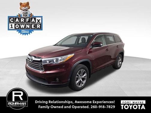 Ooh La La Rouge Mica 2015 Toyota Highlander XLE