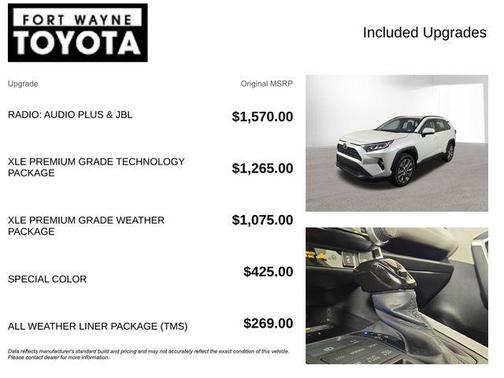 Blizzard Pearl 2021 Toyota RAV4 XLE Premium