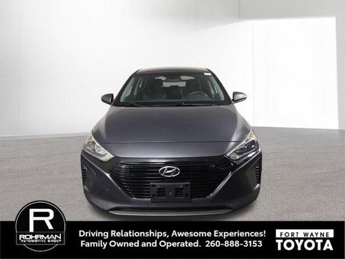 Summit Gray Pearl 2019 Hyundai IONIQ Hybrid Blue