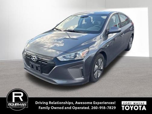 Summit Gray Pearl 2019 Hyundai IONIQ Hybrid Blue
