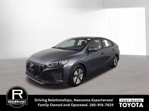 Summit Gray Pearl 2019 Hyundai IONIQ Hybrid Blue