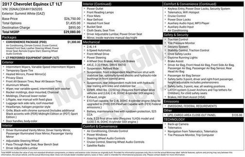 2017 Chevrolet Equinox 1LT