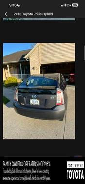 Winter Gray Metallic 2013 Toyota Prius Two