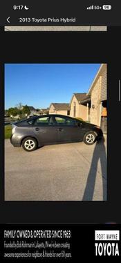 Winter Gray Metallic 2013 Toyota Prius Two