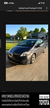Winter Gray Metallic 2013 Toyota Prius Two