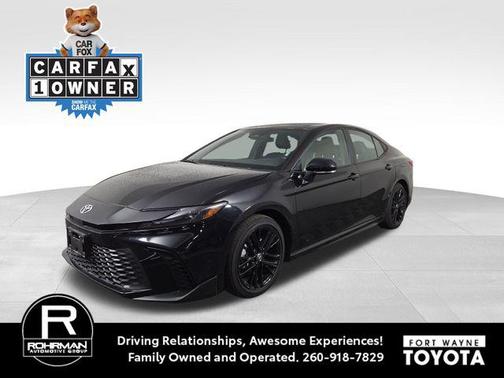 Midnight Black Metallic 2025 Toyota Camry SE