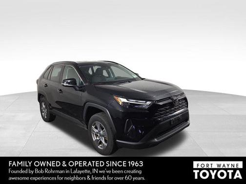 Midnight Black Metallic 2025 Toyota RAV4 Hybrid XLE