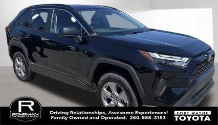 Midnight Black Metallic 2025 Toyota RAV4 Hybrid XLE