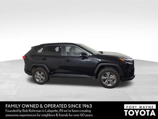 Midnight Black Metallic 2025 Toyota RAV4 Hybrid XLE