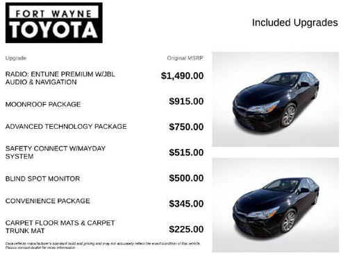 Attitude Black 2015 Toyota Camry Hybrid XLE