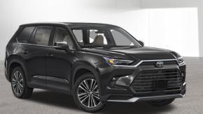 Midnight Black Metallic 2025 Toyota Grand Highlander XLE