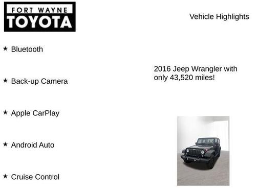 2016 Jeep Wrangler Sport