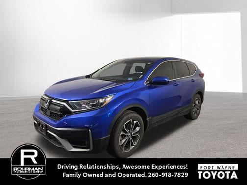 Aegean Blue Metallic 2022 Honda CR-V AWD EX