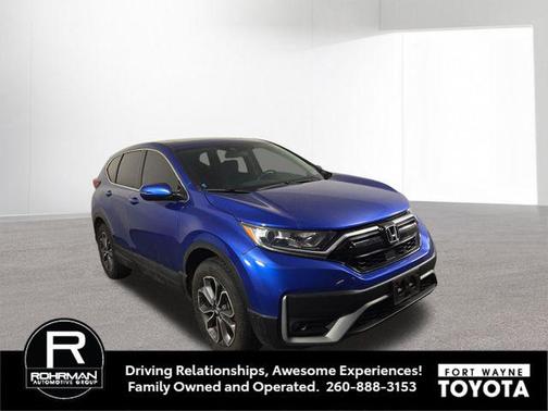 Aegean Blue Metallic 2022 Honda CR-V AWD EX