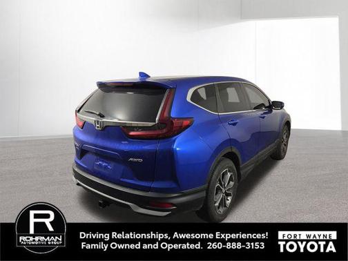 Aegean Blue Metallic 2022 Honda CR-V AWD EX