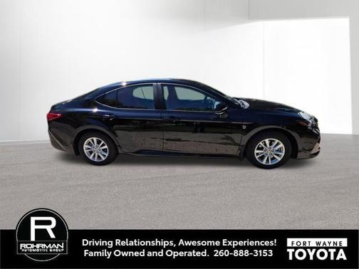 Midnight Black Metallic 2025 Toyota Camry LE