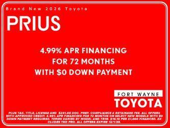 2026 Toyota Prius XLE