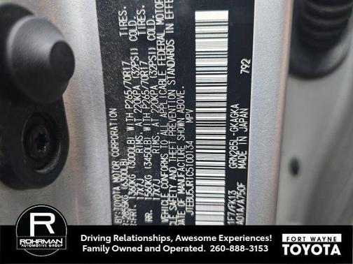 2012 Toyota 4Runner SR5