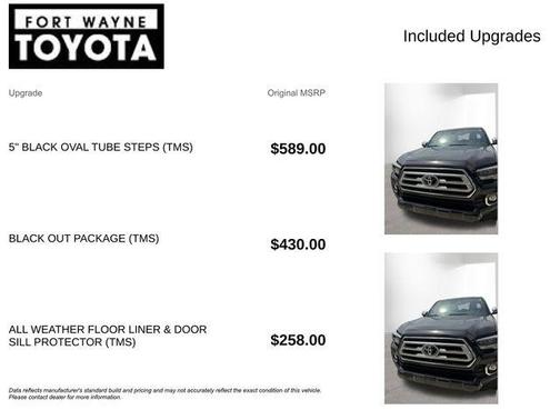 Black 2023 Toyota Tacoma Limited