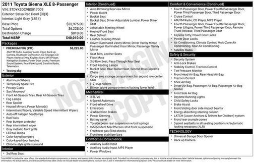 2011 Toyota Sienna XLE