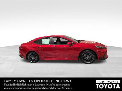 Supersonic Red 2025 Toyota Camry SE