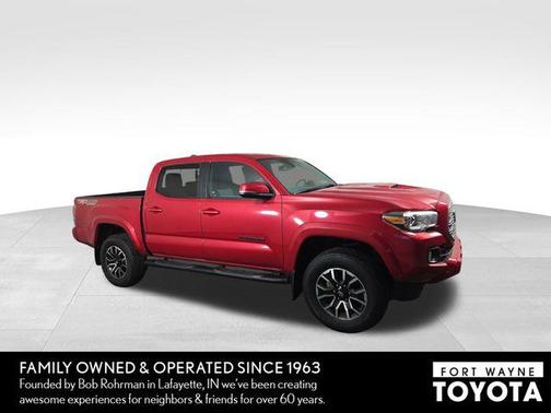 Barcelona Red Metallic 2021 Toyota Tacoma TRD Sport