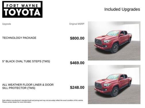 Barcelona Red Metallic 2021 Toyota Tacoma TRD Sport