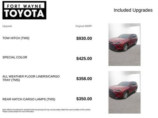 Ruby Flare Pearl 2024 Toyota Grand Highlander Limited