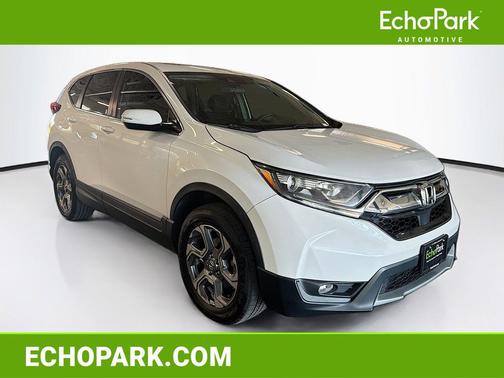 Platinum White Pearl 2019 Honda CR-V EX