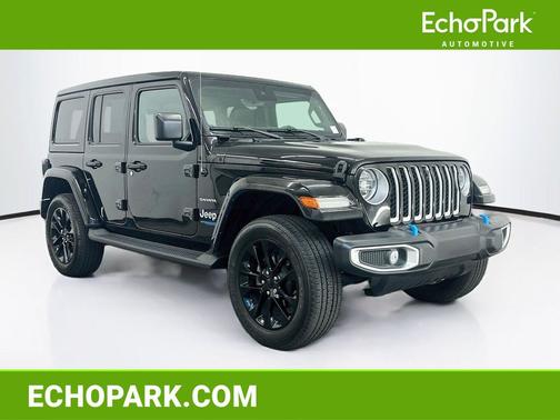Black Clearcoat 2022 Jeep Wrangler Unlimited 4xe Sahara