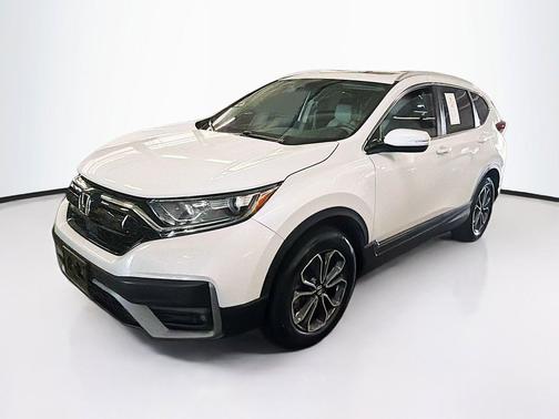 Platinum White Pearl 2021 Honda CR-V AWD EX-L