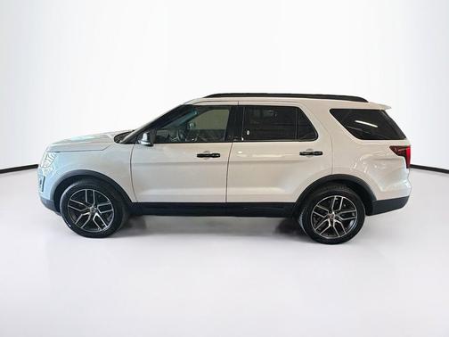 White Platinum Metallic Tri-Coat 2016 Ford Explorer Sport