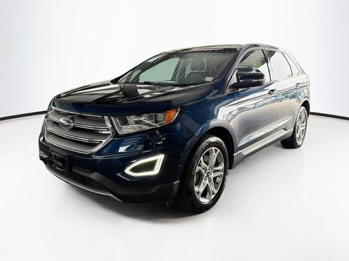 Blue Jeans Metallic 2017 Ford Edge Titanium
