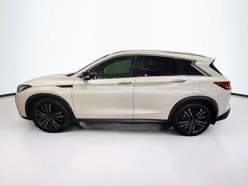 Majestic White 2021 INFINITI QX50 LUXE AWD