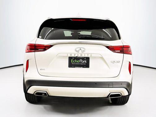 Majestic White 2021 INFINITI QX50 LUXE AWD