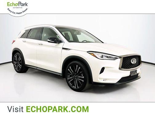 Majestic White 2021 INFINITI QX50 LUXE AWD