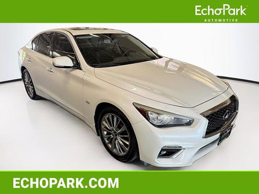 Majestic White 2018 INFINITI Q50 3.0t LUXE