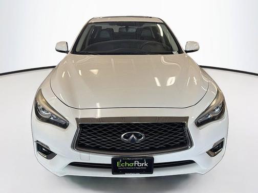 Majestic White 2018 INFINITI Q50 3.0t LUXE