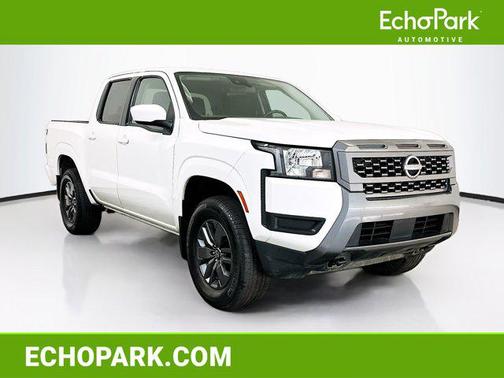 Glacier White 2025 Nissan Frontier SV