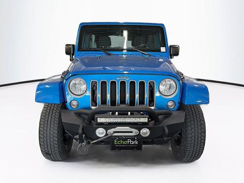 Hydro Blue Pearlcoat 2016 Jeep Wrangler Unlimited Sahara