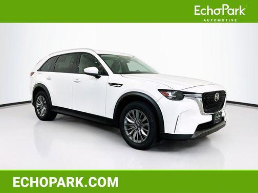Rhodium White Premium 2024 Mazda CX-90 PHEV Preferred