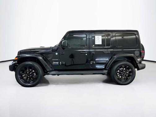 Black Clearcoat 2023 Jeep Wrangler 4xe Sahara