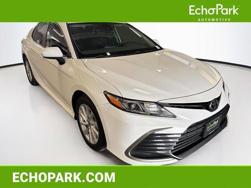Super White 2021 Toyota Camry LE