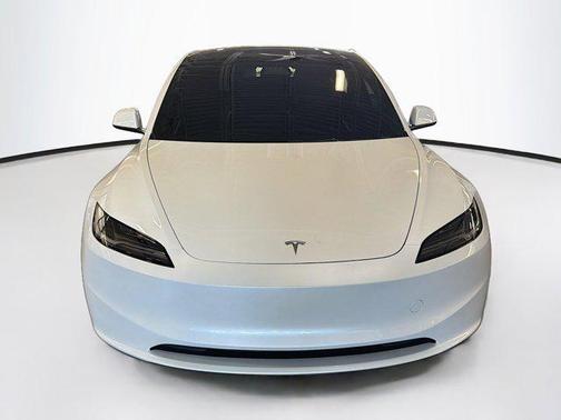 Pearl White Multi-Coat 2025 Tesla Model 3 Long Range