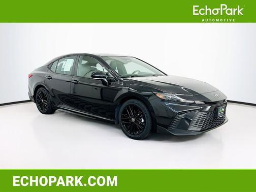Midnight Black Metallic 2025 Toyota Camry SE